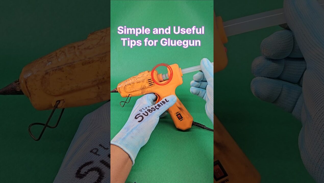 Simple and Useful Tips for Gluegun 💡#tips #shorts #diy