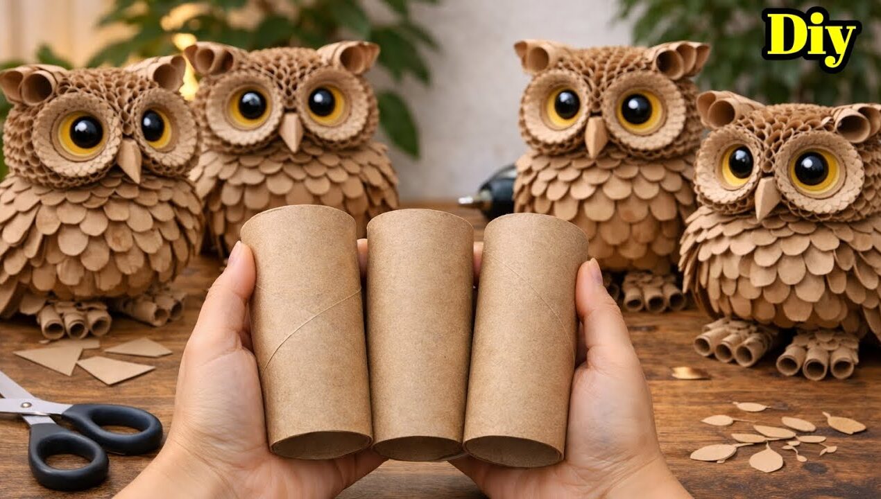 Before You Throw Away Toilet Paper Rolls… Watch This! 🤯 DIY Owl Craft