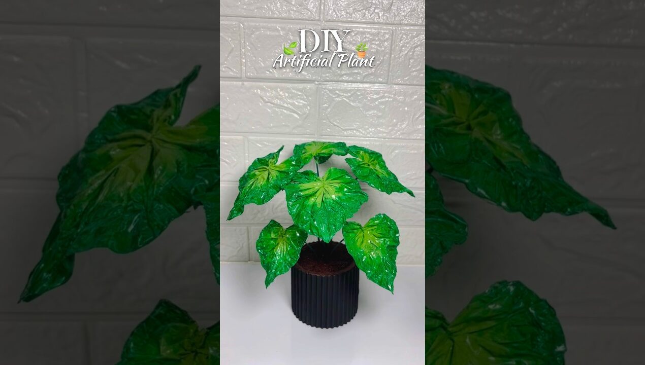 DIY Planter🪴 | Waste Material Craft Ideas #diy #diyplanter #craft #diyartificialplant #plants