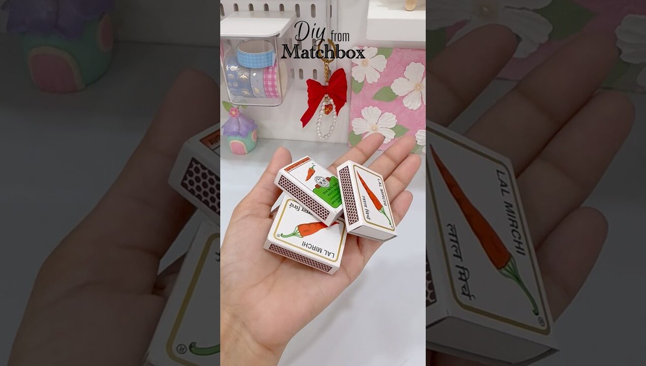 DIY from Matchbox 👀 Wait for the End!😱 #diy #craft #shorts