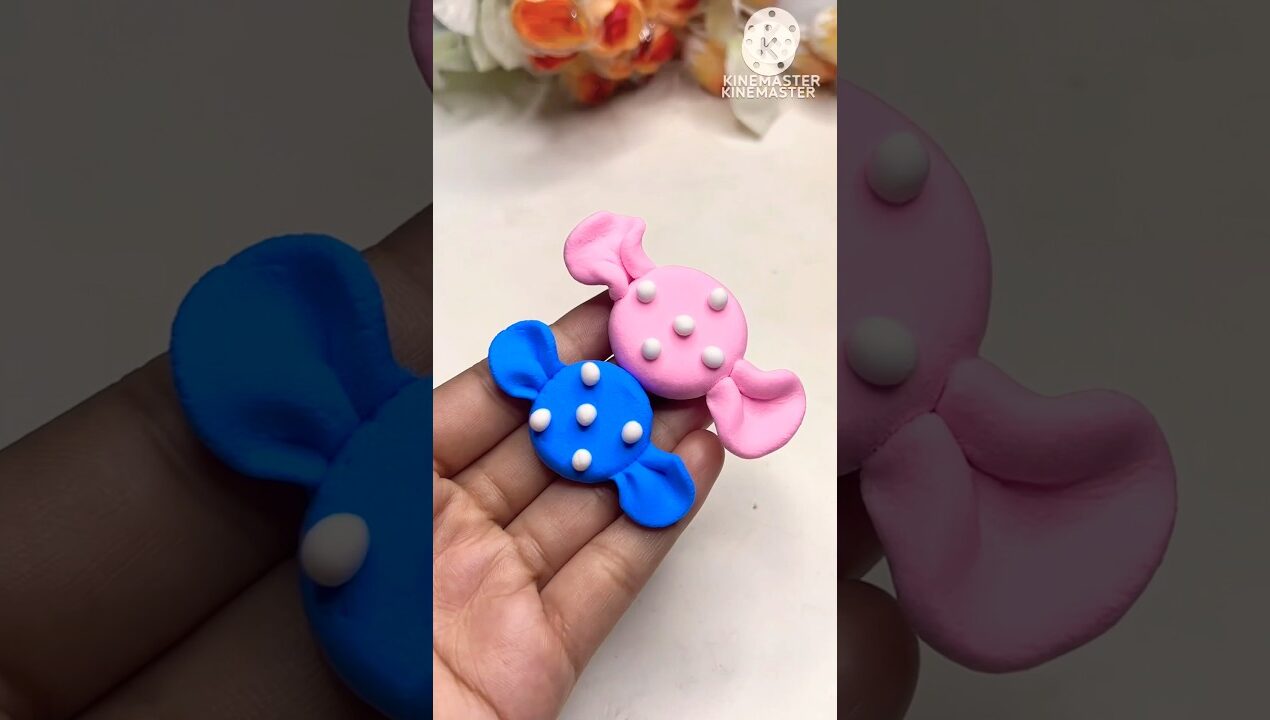 DIY idea 💡 super easy clay diye chocolate 🍫 banano 🍭#music #trending #diy #toys #funny #art