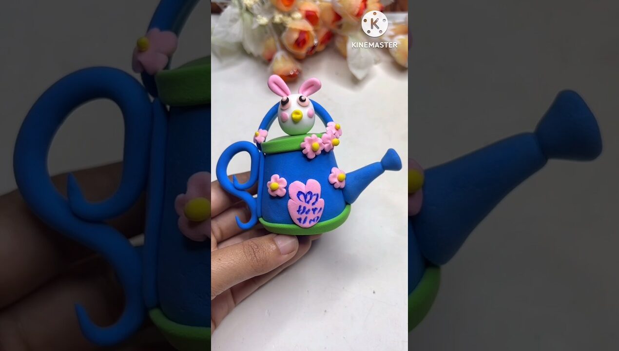 DIY idea 💞 How to make easily katli with Super clay #trend #shots #painting #clay #art