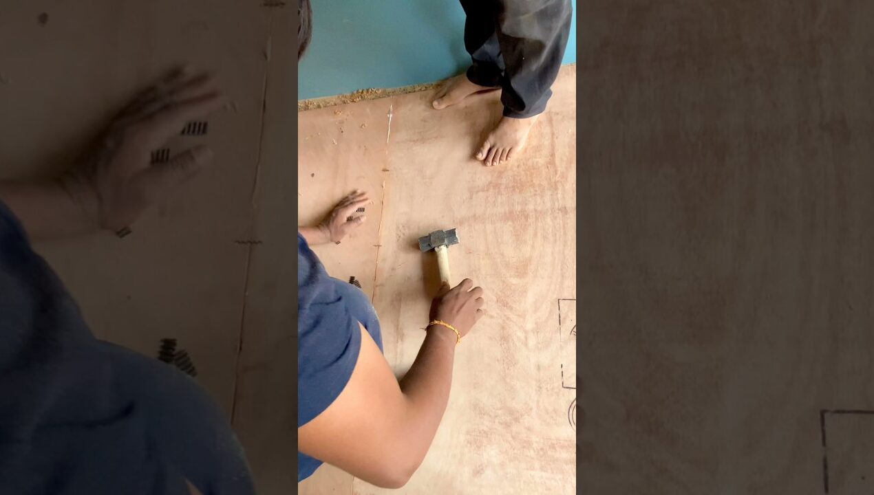 How to Use a Cross Pein Hammer #woodworking #classicwood #diy #short #shortsfeed #plywood