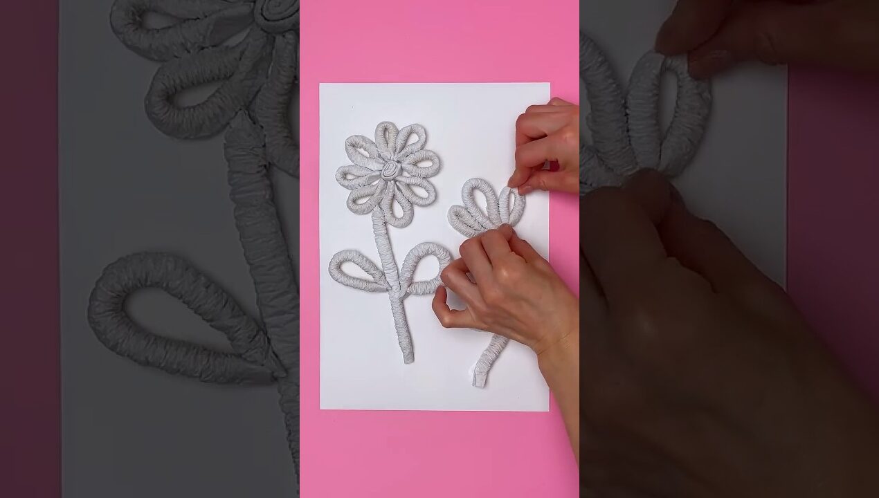 Let’s Craft a Magic Paper Flowers 🌸✨ #art #diy #drawing #kidssong