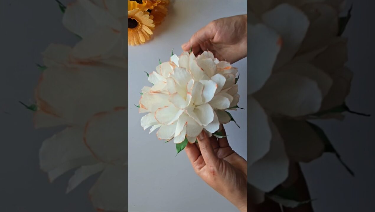 Creative Tissue Paper Flower Ideas | Paper Craft #Shorts