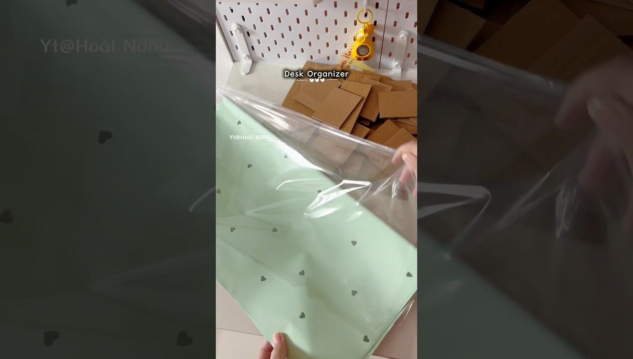 [DIY] Desk organizer 🩷 #diy #shorts #youtubeshorts #deskorganizer