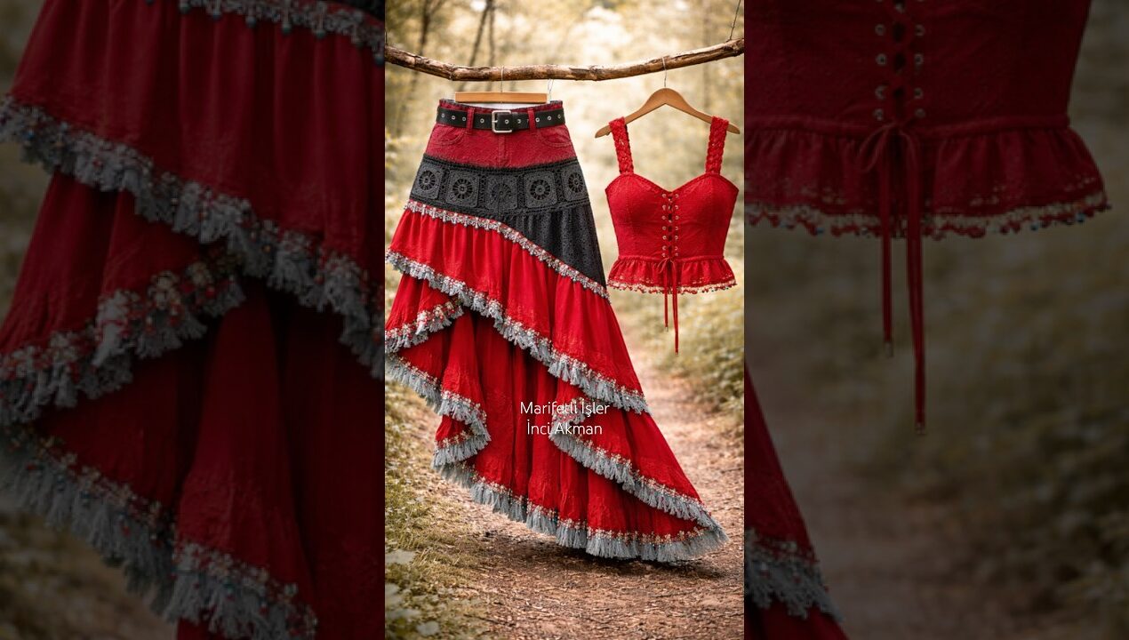 DIY Sewing Project Ideas from Old Jeans and Scrap Fabrics ♻️ #diy #sewing #ideas