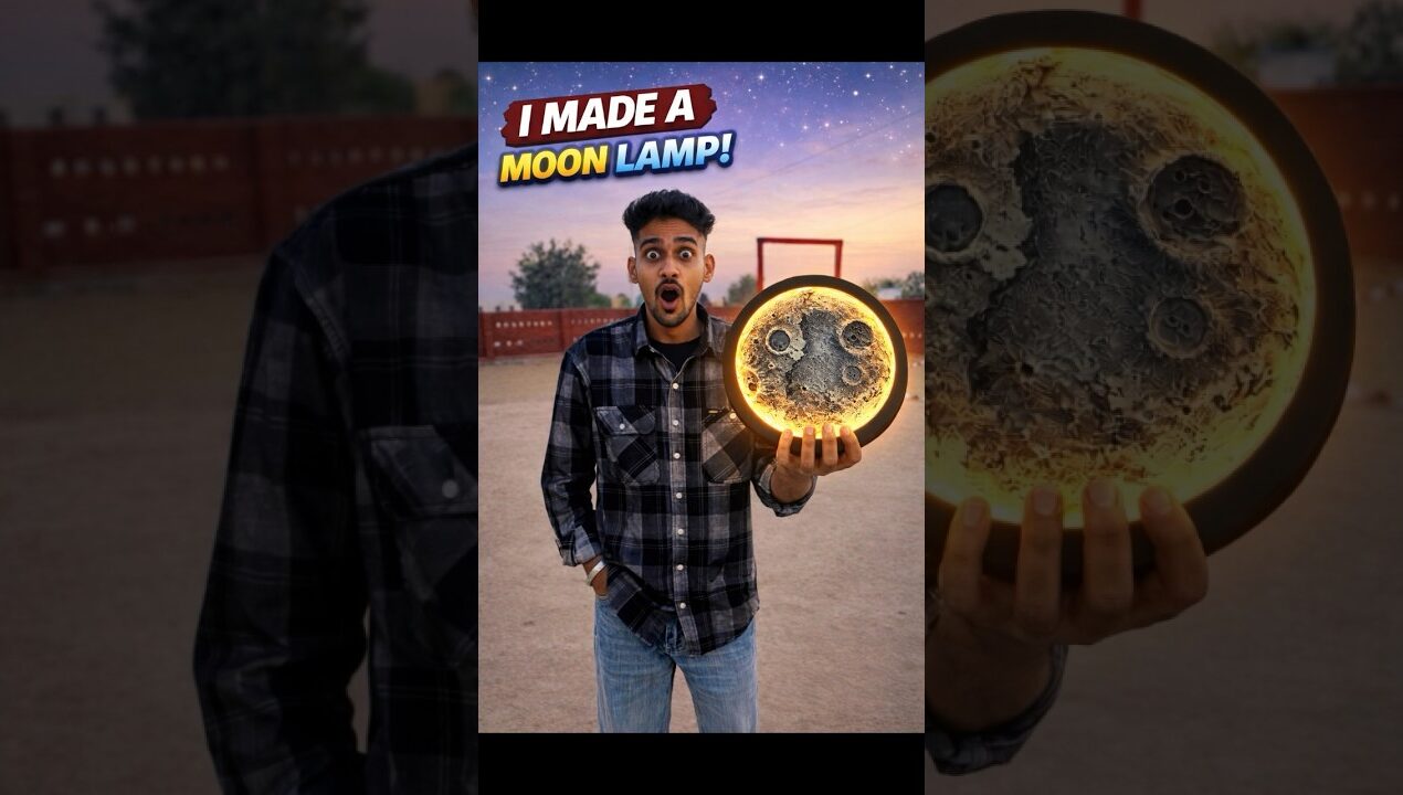 Diy moon lamp#moonlamp #diy