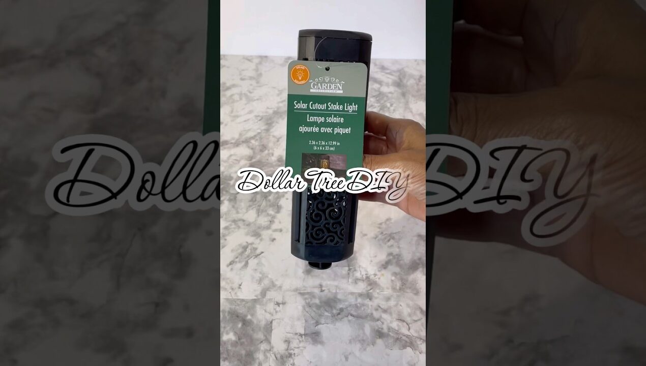 Dollar Tree DIY Solar Powered Wall Sconces #dollartreediy #wallsconce #diydecor #diyideas