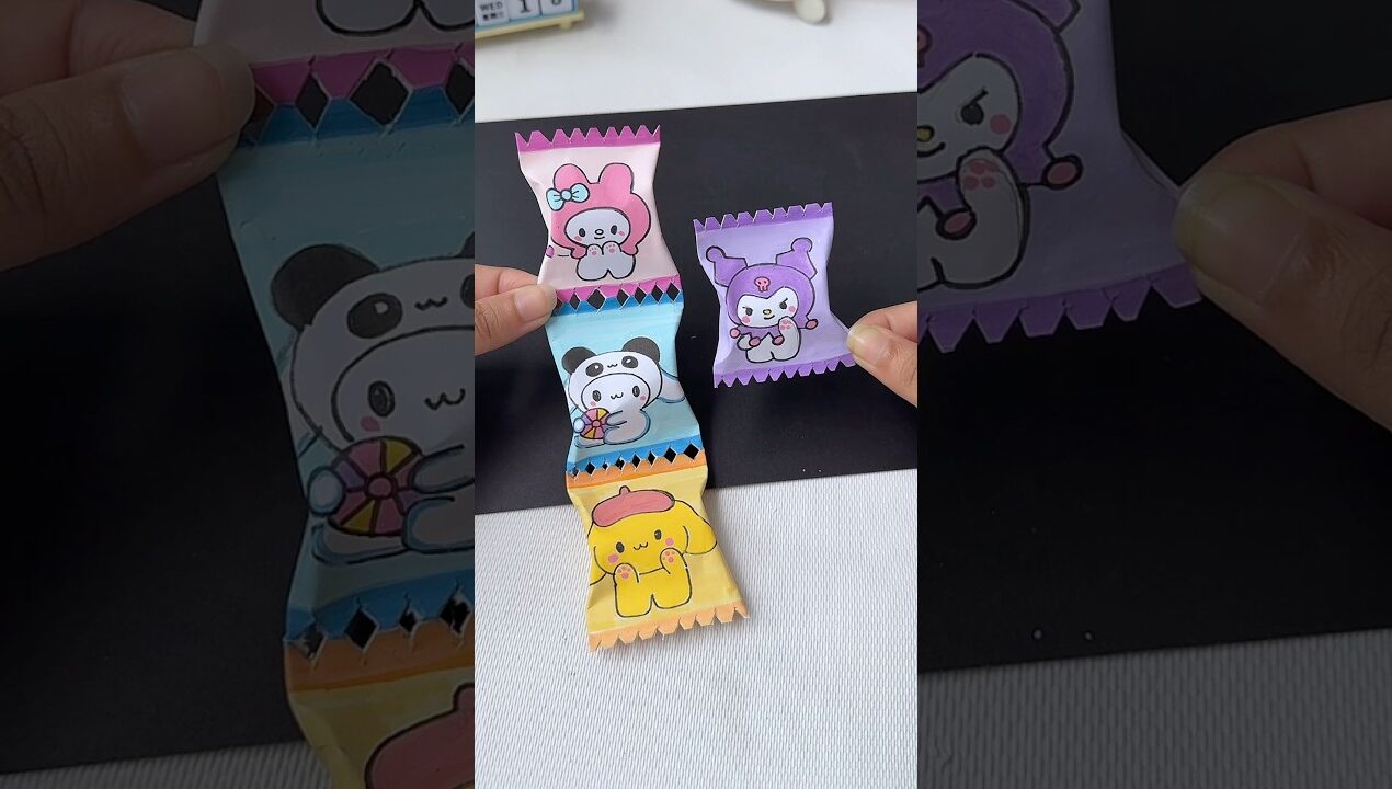 DIY paper candy 🍬 #tonniartandcraft #diy #craft #love  ￼