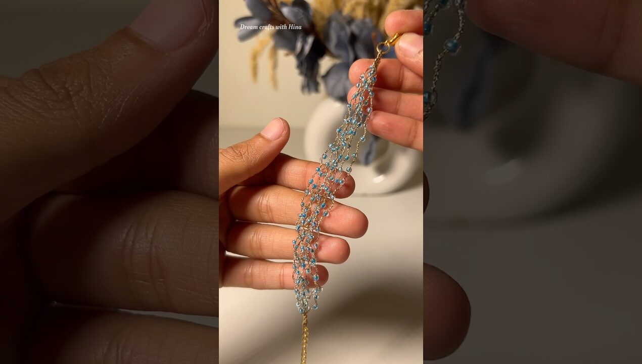 Diy Bracelet 🥰 #dreamcraftswithhina #bracelet #craft #diy #handmade #viralvideo #shorts