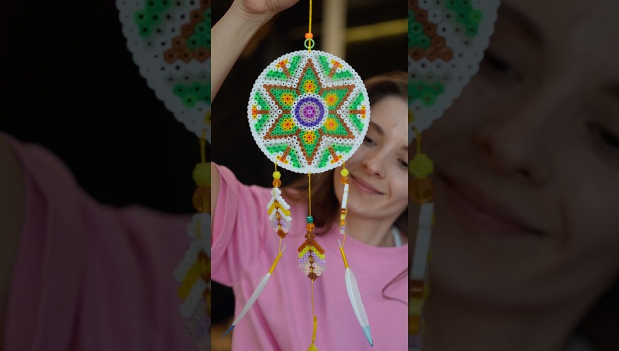 Сделала оберег от кошмаров! Оцени от 1 до 10 #diy #идеяподарков #поделка #handmade