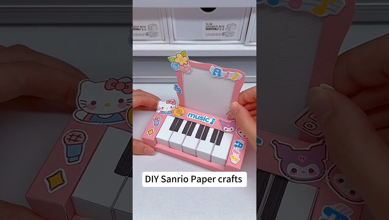 DIY Sanrio Paper crafts ideas #papercrafts  #papercraft  #cutecraft #diy