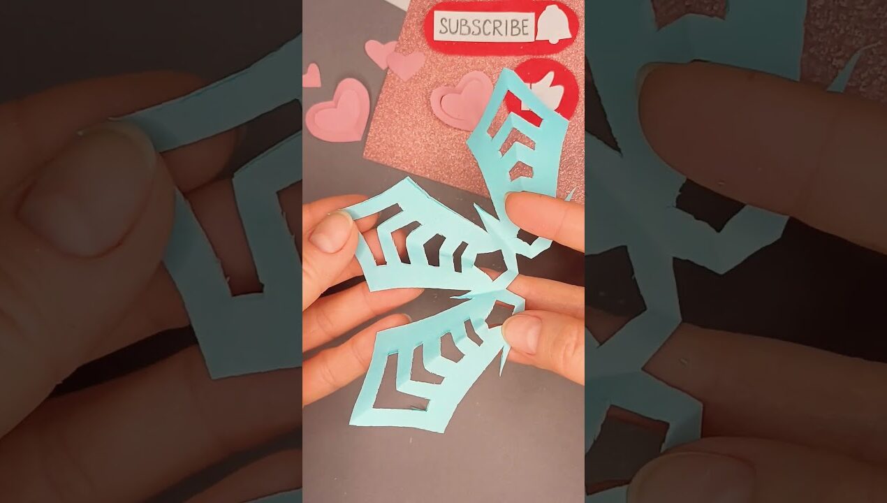 DIY Decoration Craft Ideas ❄️💓 How to Make Paper Craft  #shorts #craft #tutorial