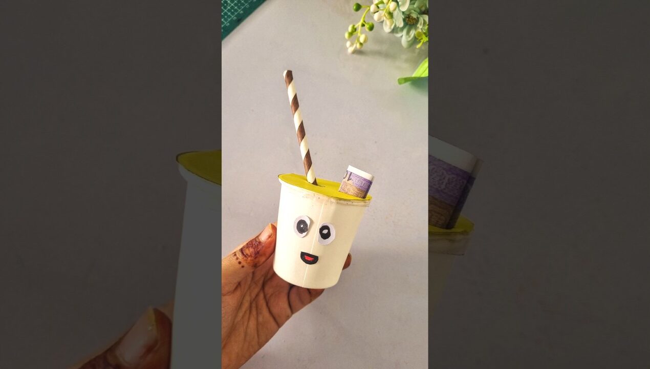 Diy paper saving box for kids #shorts #savingbox #kidscraft #art #shortfeed #diy