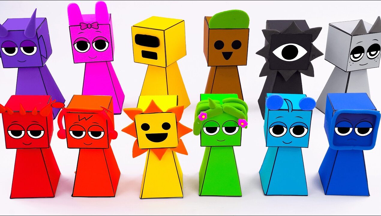 Paper DIY💖 Unboxing INCREDIBOX Blind Box, How to make Blind Bag
