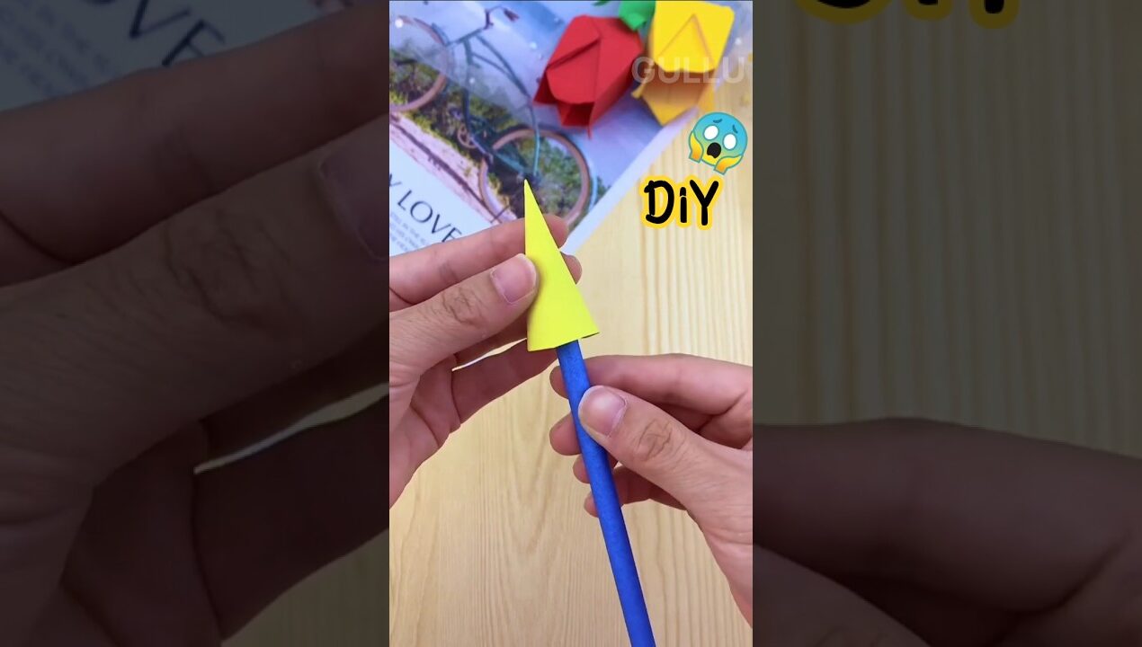 DIY  Paper Rocket🚀 #shorts #shortsfeed #diy #craft #ideas