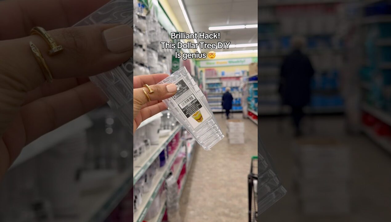 Brilliant life hack for any home from dollar tree #diy #viral #dollartree #shortsvideo #homehacks