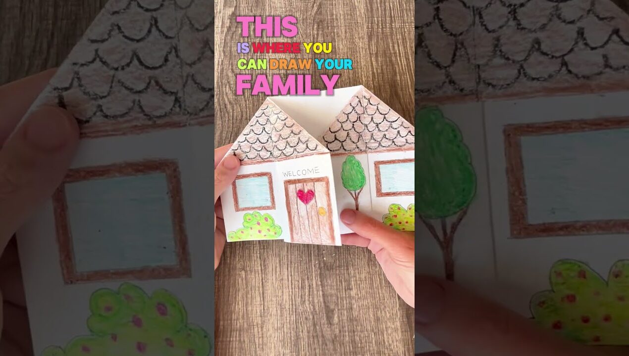 Make This Magical Family Day Origami Paper House in Just 3 EASY Steps!