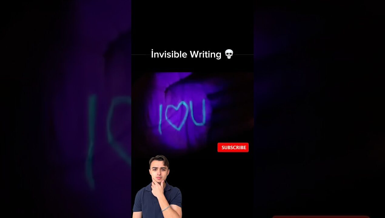 DIY Invisible Ink Pen! 😱 Magic Trick Exposed? 🪄✒️ #diy #shorts #lifehacks