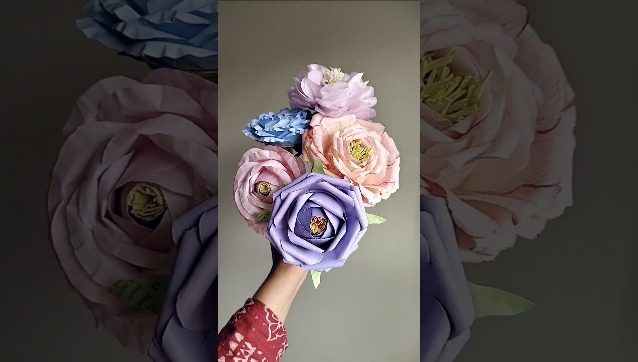 How to make a rose|DIY paper rose|paper flower tutorial|#craft #handmade #shorts #viral