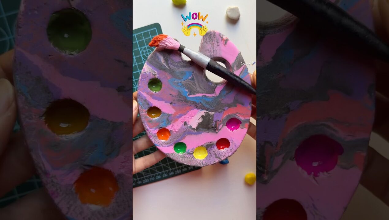 What?😱painting pallet DIY #shorts #youtubeshorts