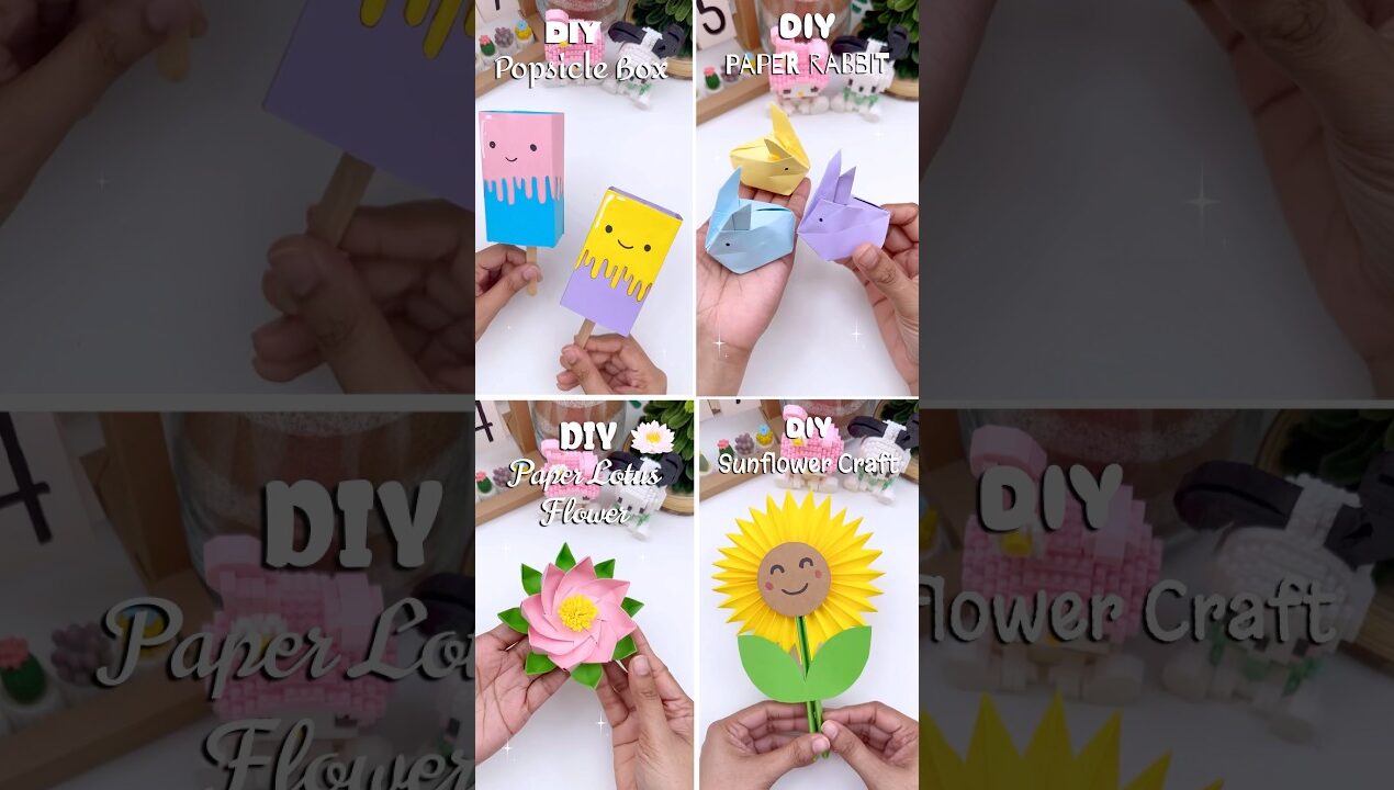 Easy paper crafts and cute gift ideas #diy #craft #gift #giftideas #art #artandcraft