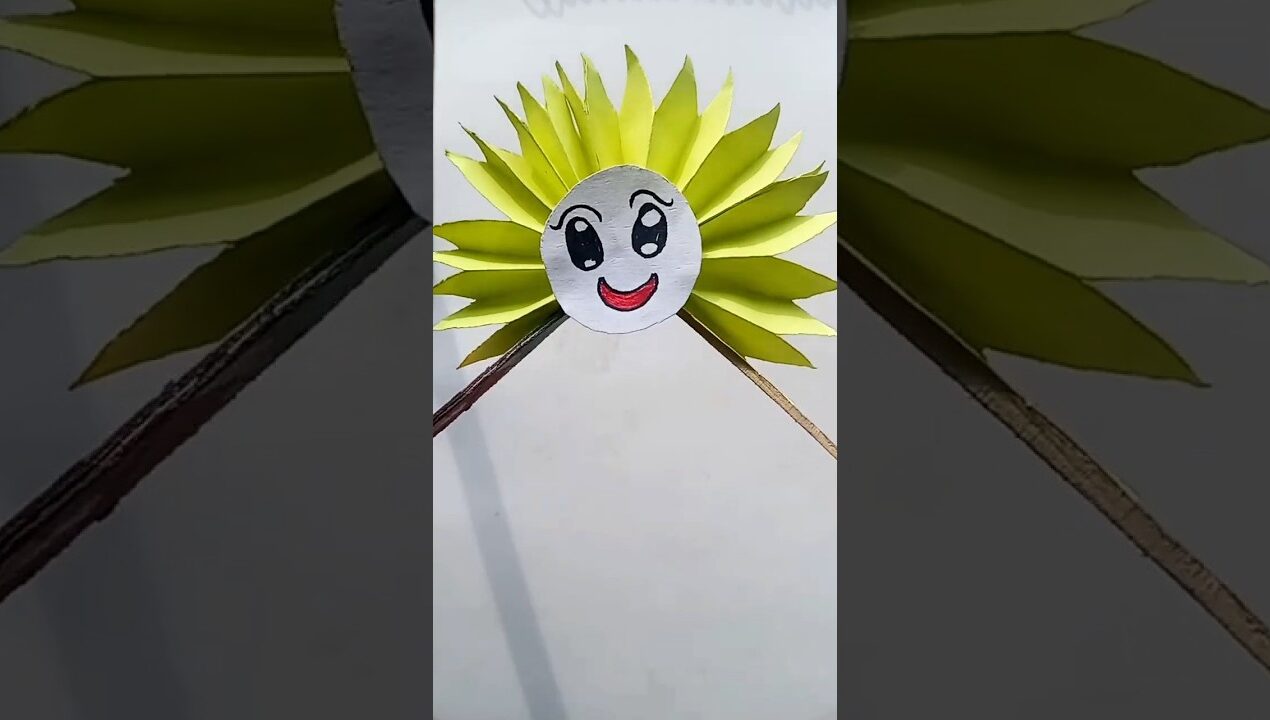 let's make magical flower with paper #flower #magic #diy #crafts #shorts #youtubeshorts