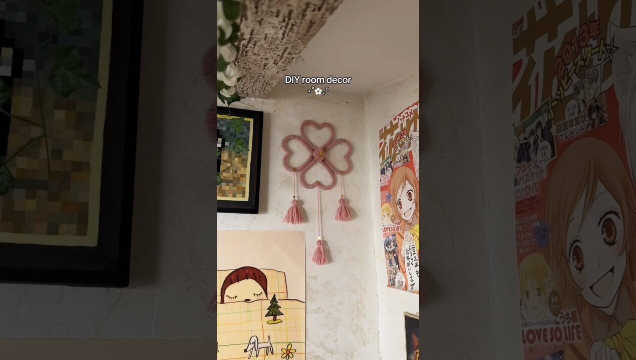 DIY room decor 🌸