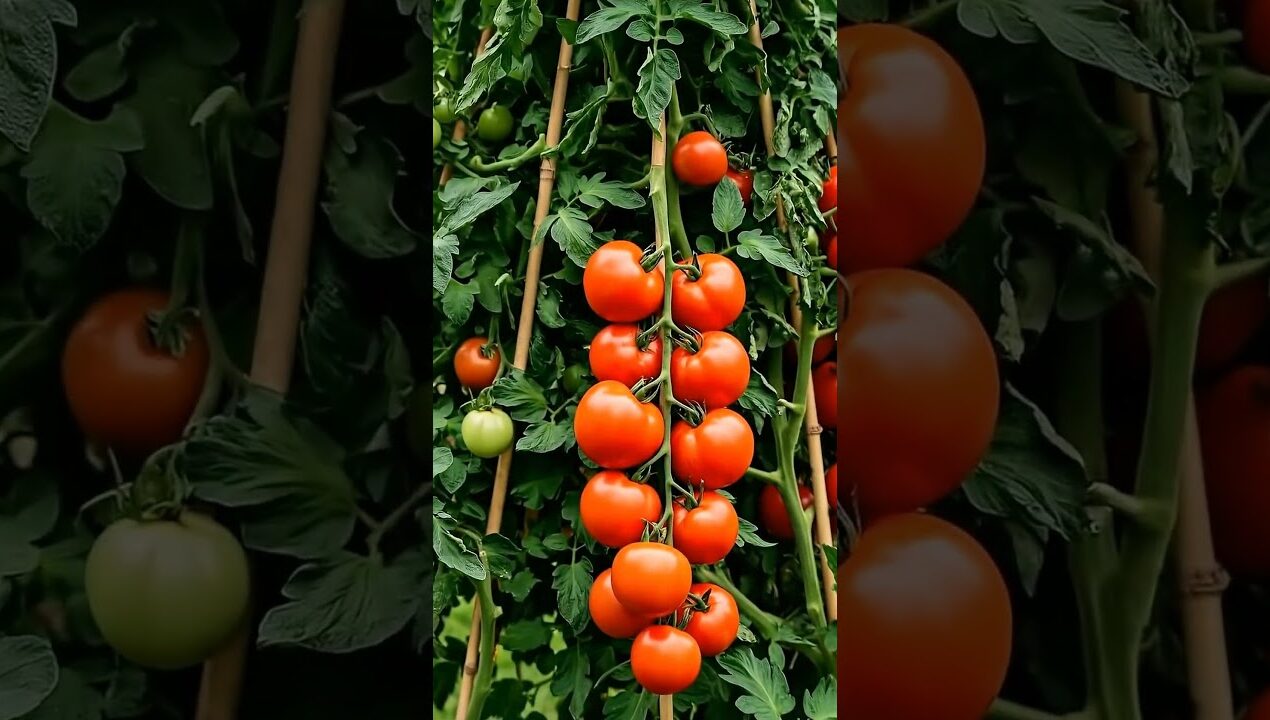 The Ultimate Tomato Tower! 🍅 DIY Bamboo Teepee Trellis for Container Gardening