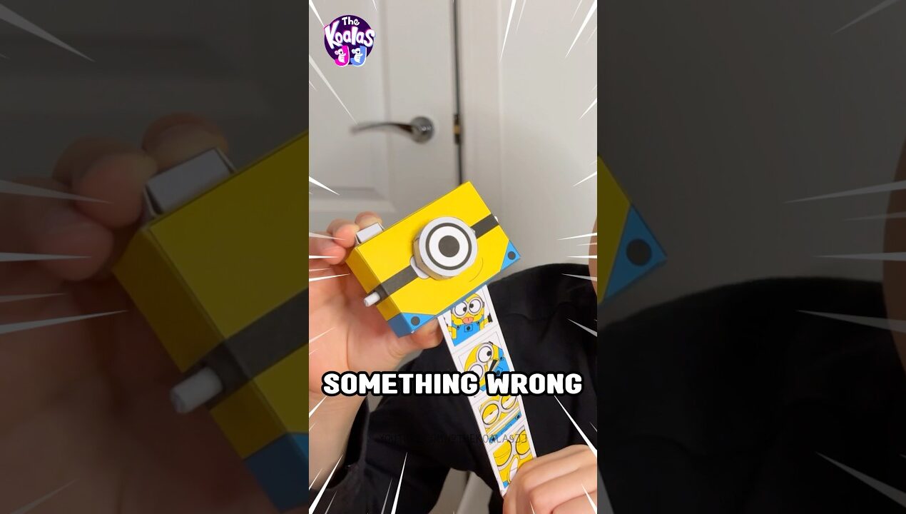 This Paper Minion Camera Craft Is Too Cute! DIY Easy Kid Craft #minions