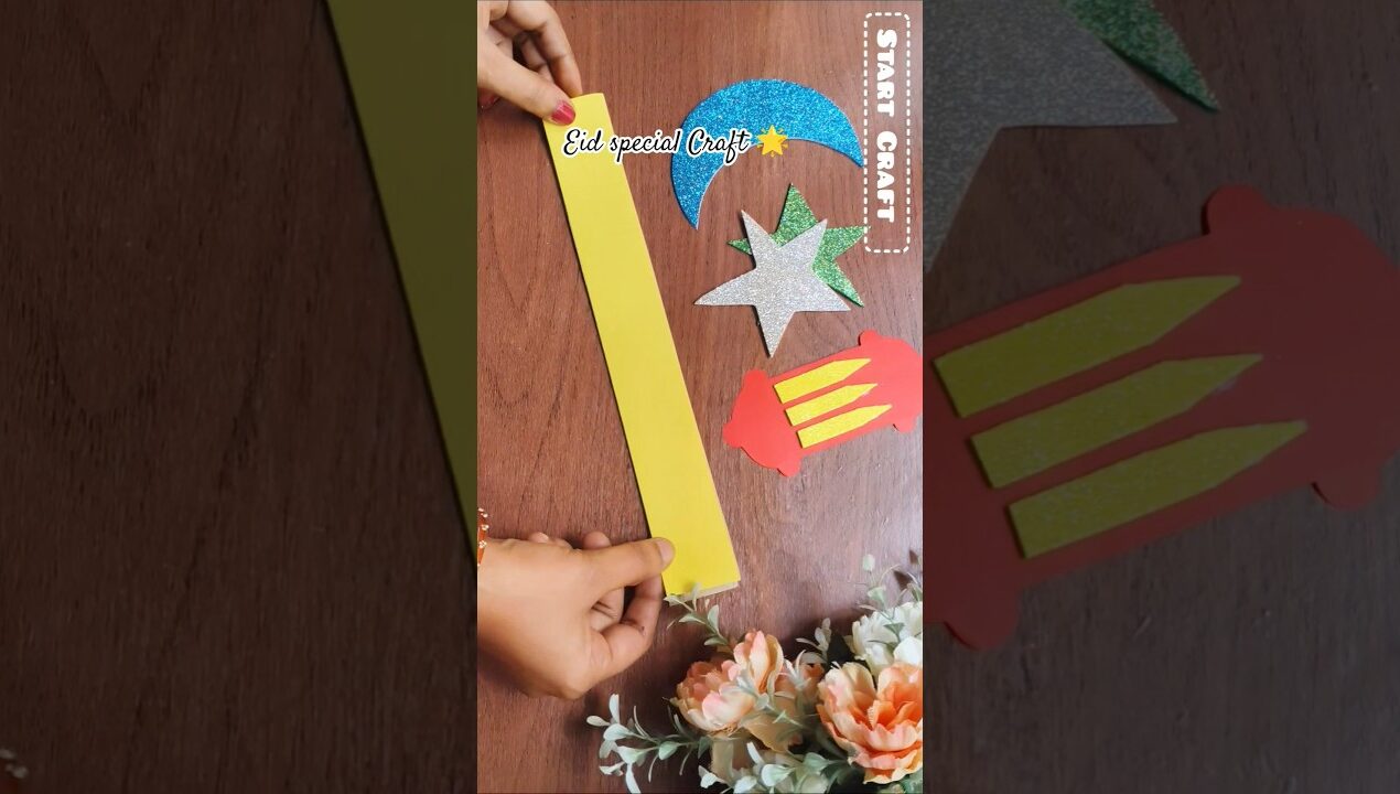 Eid🌙 Mubarak Paper Craft Ideas| Wait For End 😯👌 #shorts #youtubeshorts #viralit #eidcraftideas
