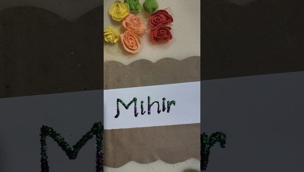 Mihir Naam Kaise Likhe 🎨|#comment#shorts#ytshorts#ytviral#drawing#nameart#nameartvideos