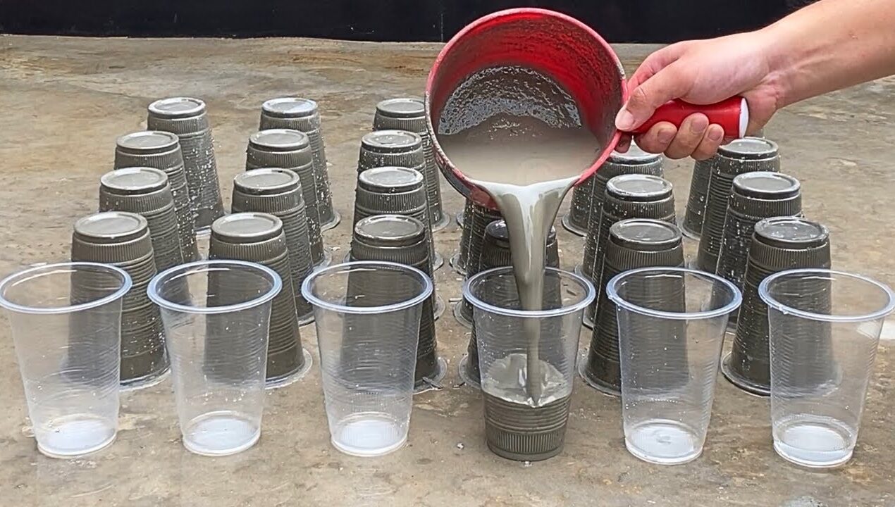 Design And Make Crazy Plant Pots From Sand And Cement – Garden decoration