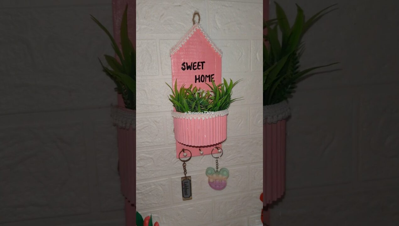 Diy key holder ideas #diy #crafts #shorts #viral #viralvideo #youtubeshorts #ytshorts #art