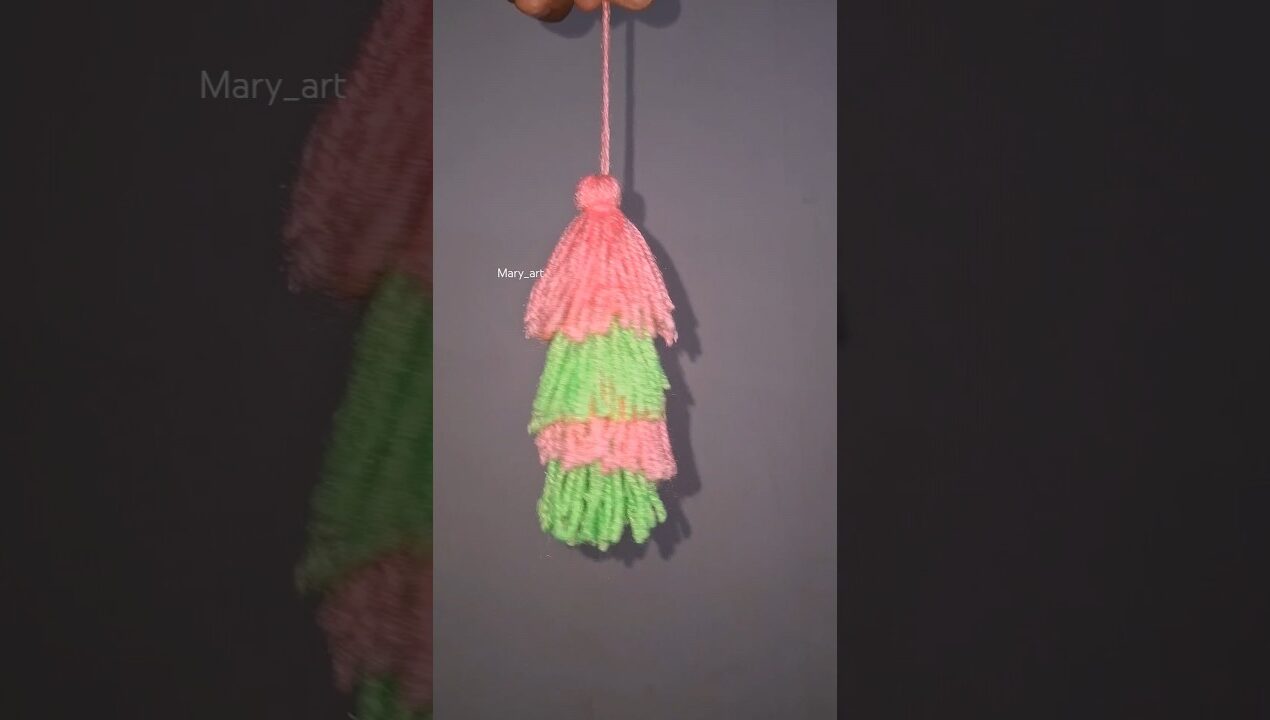 borla de hilo para decoración #diy #ideas #decoration