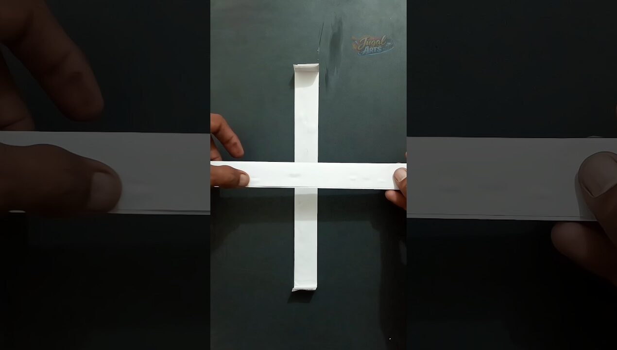How to make X shape Boomerang , Cross  paper boomerang craft idea 💡 #shorts #papercraft #boomerang