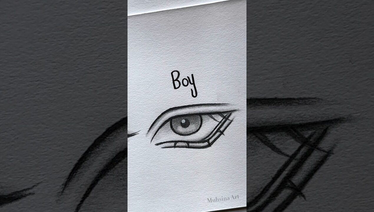 How to draw eyes #shorts #craft #art #drawing #crafts #satisfying