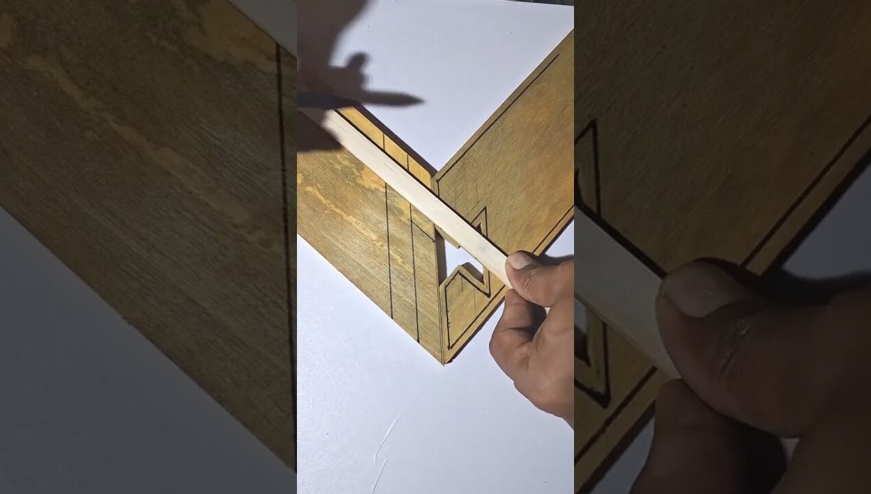 Strong wood connection #woodworking #strong#wood #diy #ideas#connection#strondwork#viralvideo