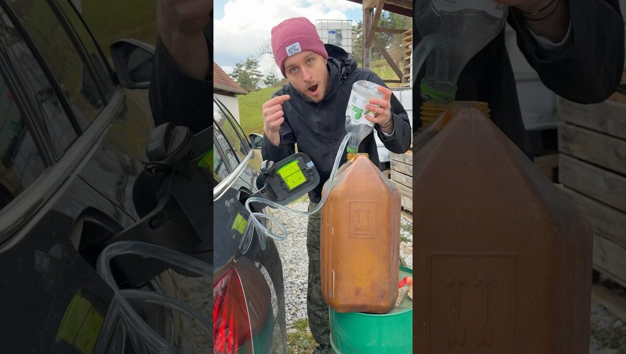 Tankstelle selber bauen?😱⛽️ #landwirtschaft #tanken #benzin #vorrat #selbermachen #pumpe #diy