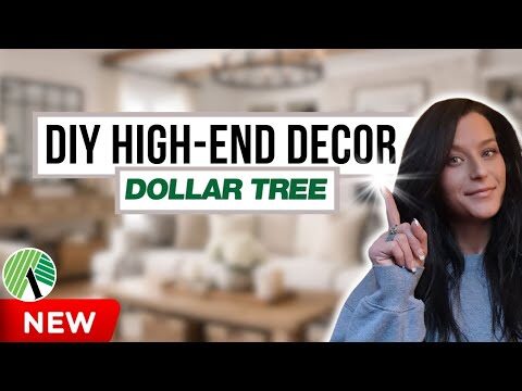 DIY High End Home Decor perfect for Spring #dollartree #craft