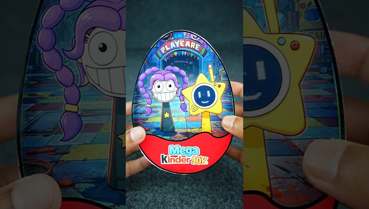 My Sprunki OC Lily Lovebraids x Glowby (from Poppy Playtime 5) DIY Papercraft Kinder Joy #diy #craft