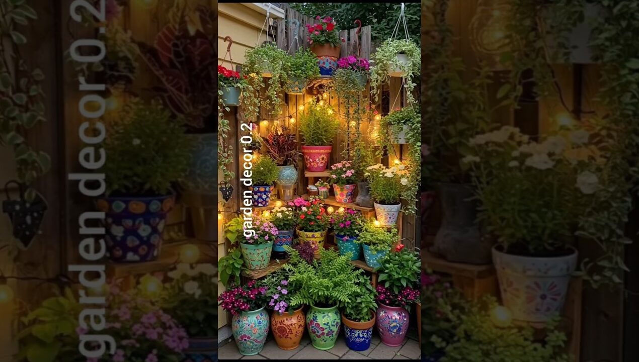 Gardening ideas at Home 🌿🤯 You'll Adore 🌼🥰 #gardening​#homedecor​#youtubeshorts​#flowerplants​#asmr​