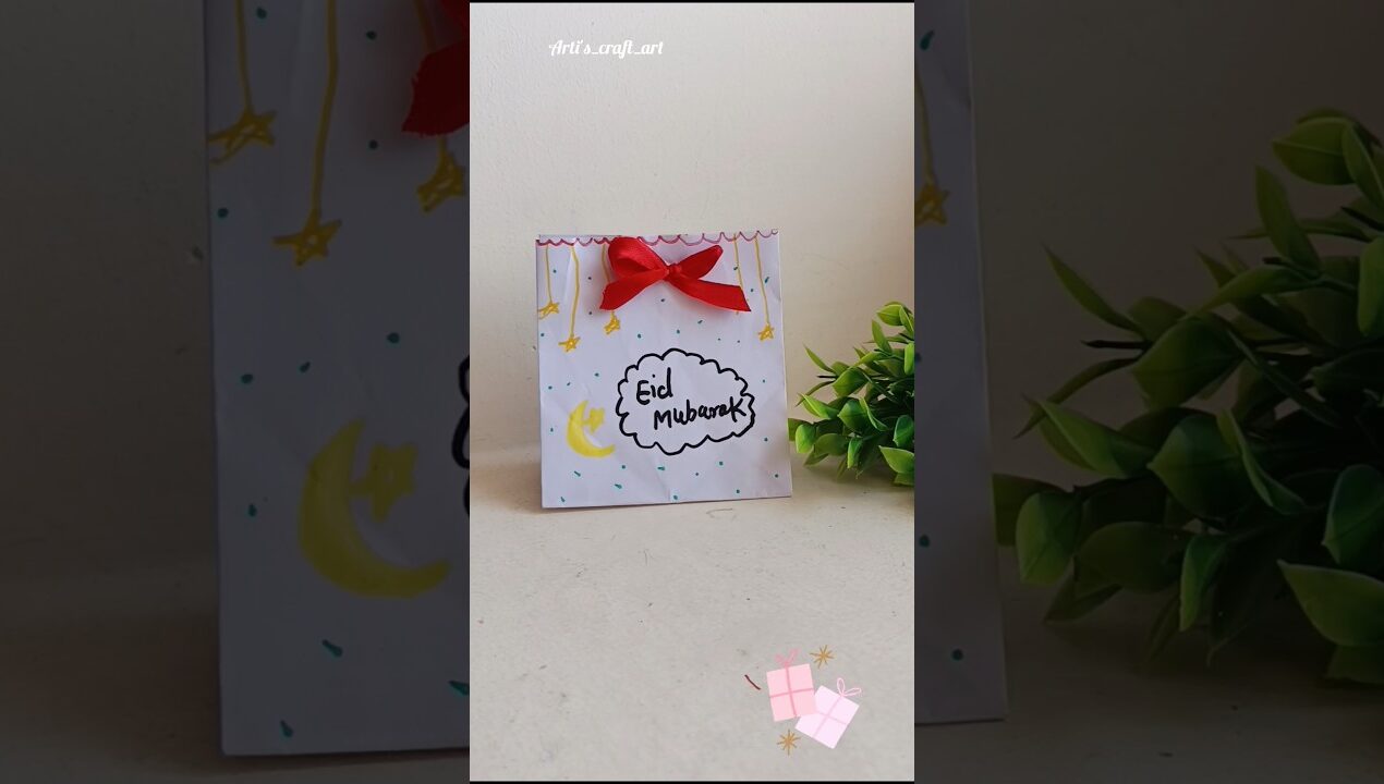 DIY Eid Gift Ideas With Paper #diy #gift #eidgift #craft#eidspecial #papercraft #ytshorts #shorts