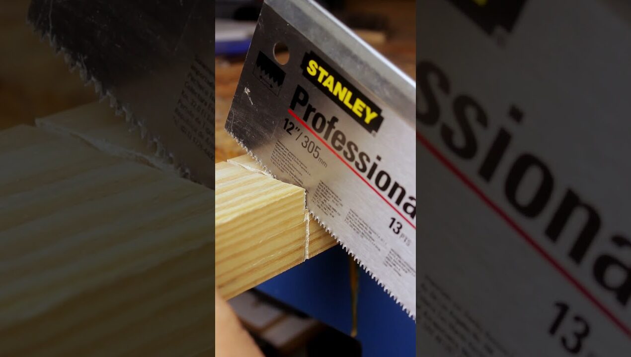 TIPS PARA CORTE CON SERRUCHO  #carpinteria #diy #maker #tips