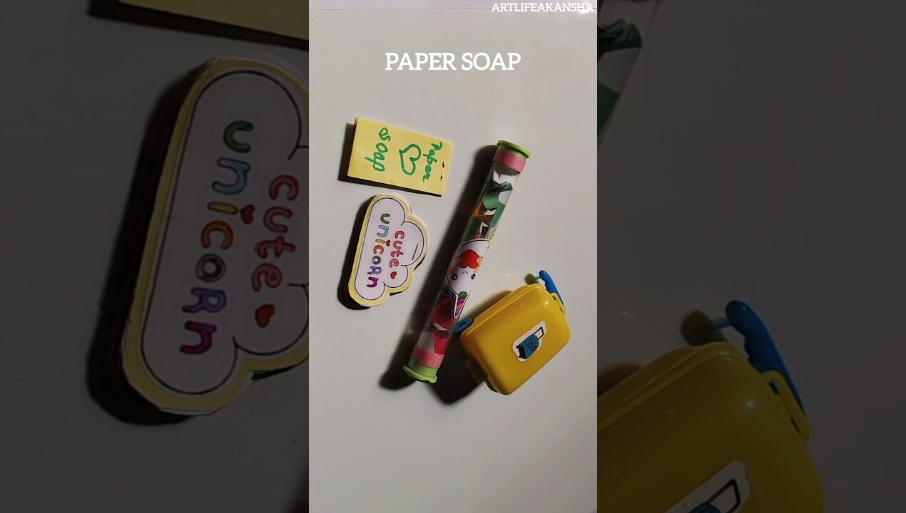 Handmade Paper Soap 🫧 #viralshorts2026 #diy #handmade #papersoap