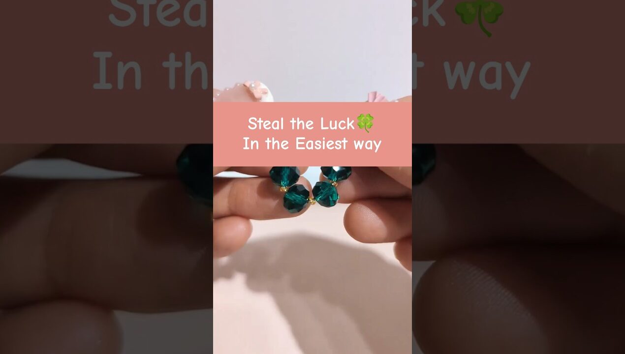 How to bead a four leaf clover DIY jewelry at home for beginners Tutorials