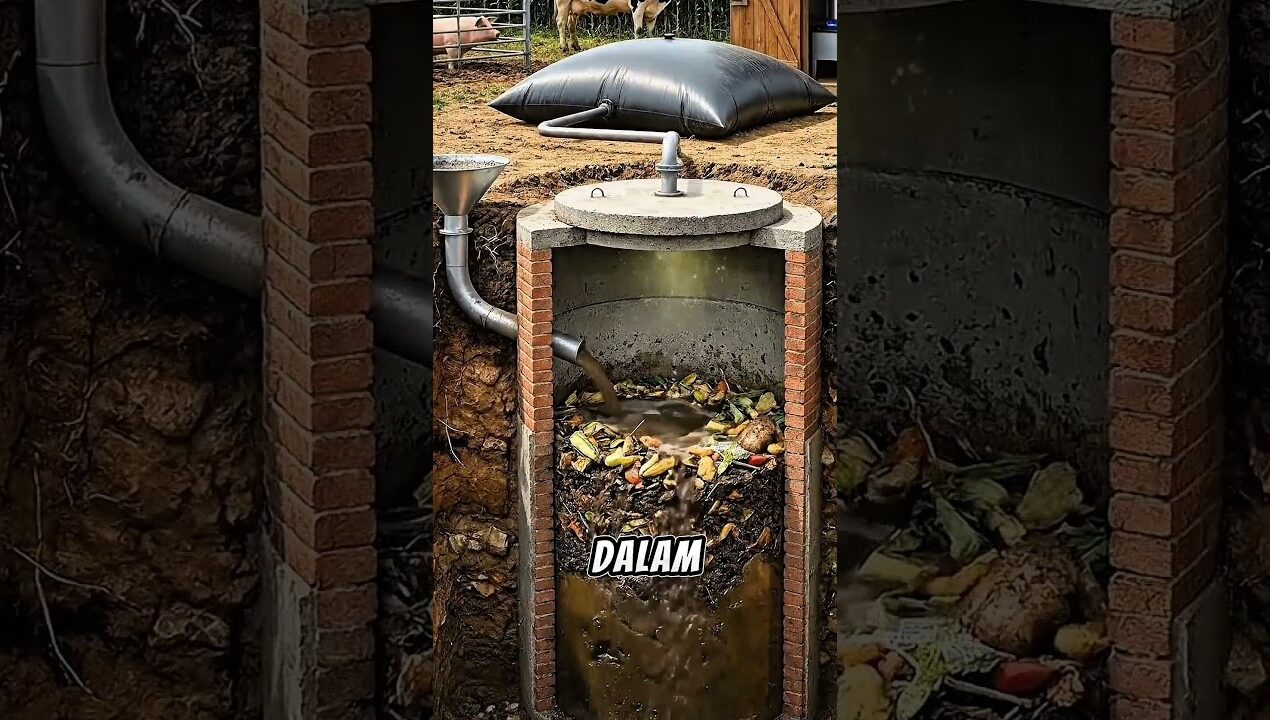 Gas LPG gratis seumur hidup! #shortvideo #biogasforhome #diy #energy #edukasi