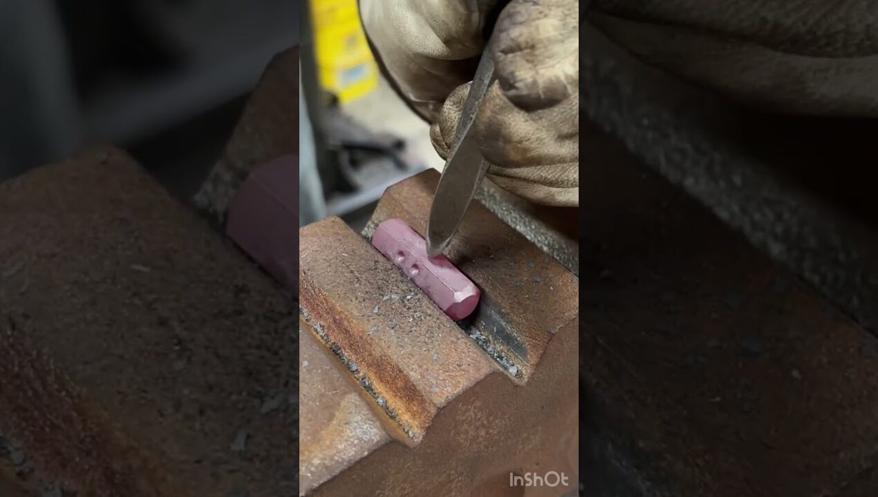 Making iron hex dice! #gaming #diy #crafts