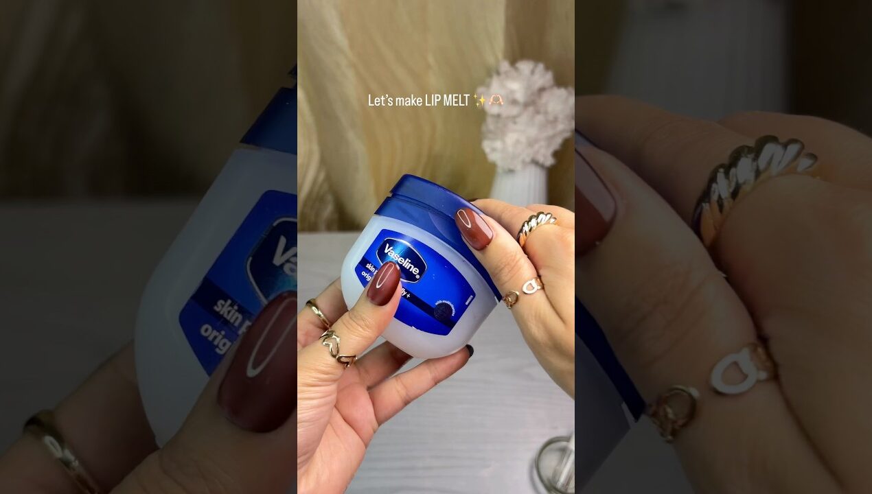 Let’s make a tinted lip melt✨ #trendingshorts #newtrending #diy
